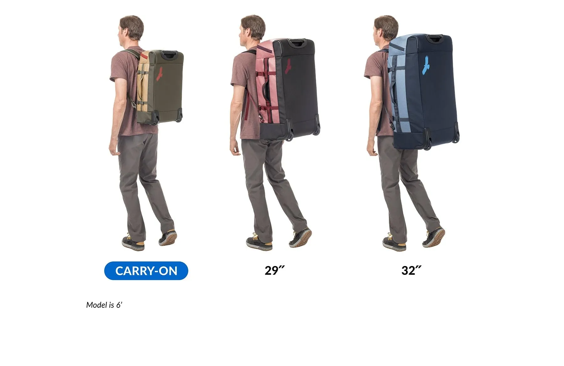 Eagle Creek Cargo Hauler XT Wheeled Luggage Duffel with Telescoping Handle and Straps, Lockable U-Lid, Top Compartment, and Compression Straps