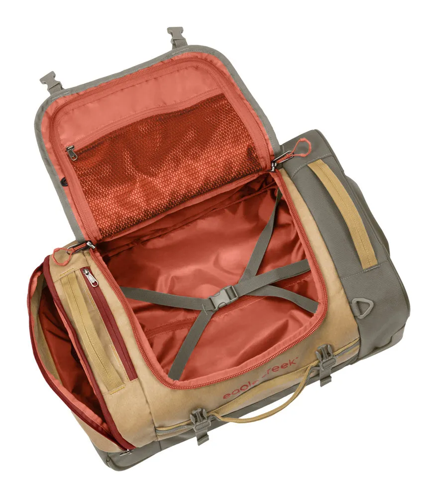 Eagle Creek Cargo Hauler XT Wheeled Luggage Duffel with Telescoping Handle and Straps, Lockable U-Lid, Top Compartment, and Compression Straps