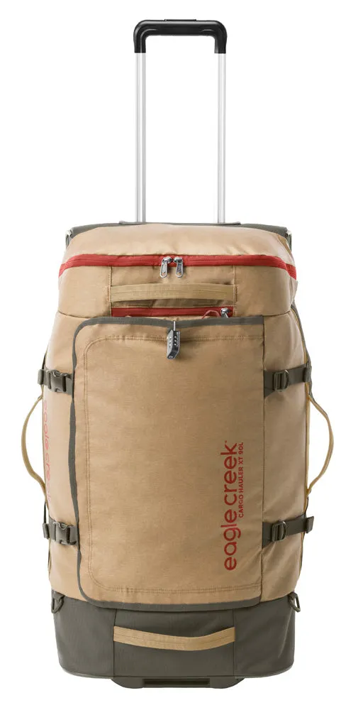 Eagle Creek Cargo Hauler XT Wheeled Luggage Duffel with Telescoping Handle and Straps, Lockable U-Lid, Top Compartment, and Compression Straps