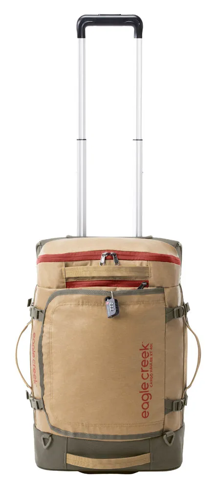 Eagle Creek Cargo Hauler XT Wheeled Luggage Duffel with Telescoping Handle and Straps, Lockable U-Lid, Top Compartment, and Compression Straps