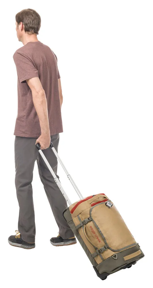 Eagle Creek Cargo Hauler XT Wheeled Luggage Duffel with Telescoping Handle and Straps, Lockable U-Lid, Top Compartment, and Compression Straps