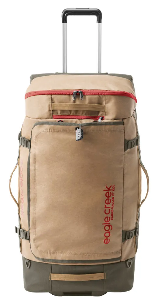 Eagle Creek Cargo Hauler XT Wheeled Luggage Duffel with Telescoping Handle and Straps, Lockable U-Lid, Top Compartment, and Compression Straps