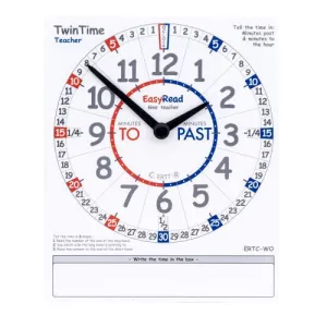 EasyRead Twin Time cards - Teacher Edition