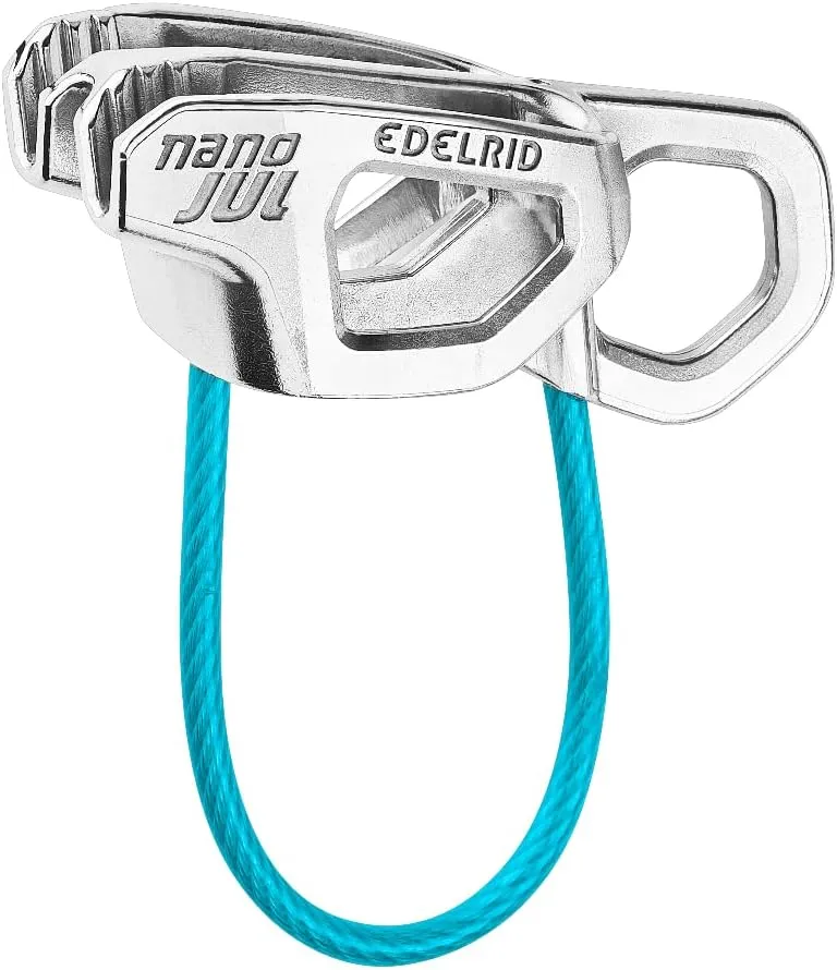 EDELRID Unisex - Adult Nano Jul Fuse Device, Slate, One Size