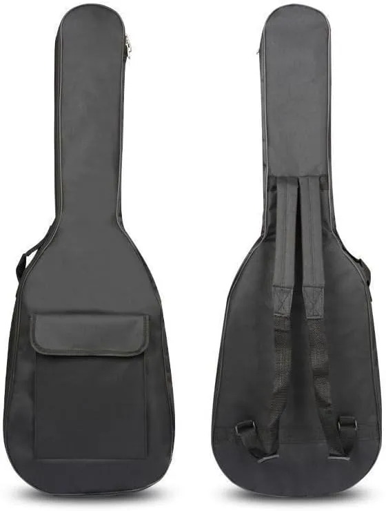 Electric Bass backpack, double shoulder thickened cotton bag, electric Bass professional standard special piano bag, cotton bag (46 inchs Electric bass bag)