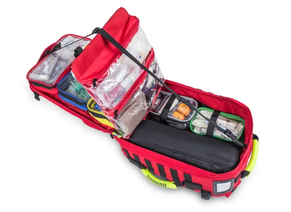 Elite Medic Bag: Paramedic Large Backpack RED