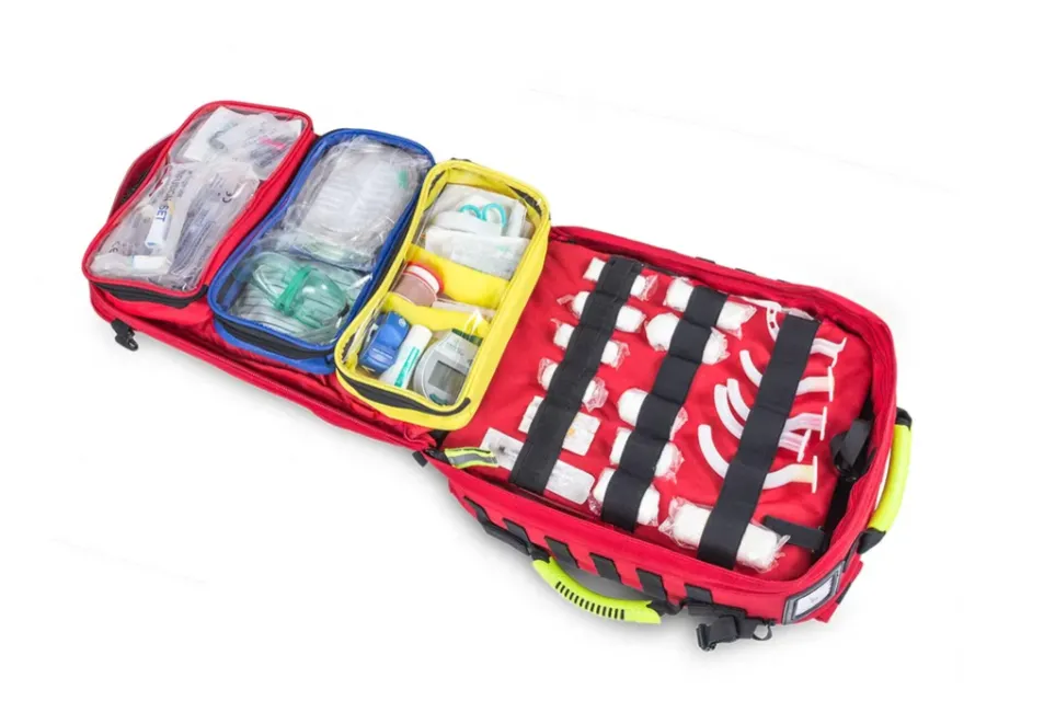 Elite Medic Bag: Paramedic Large Backpack RED