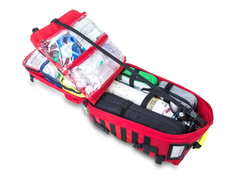 Elite Medic Bag: Paramedic Large Backpack RED