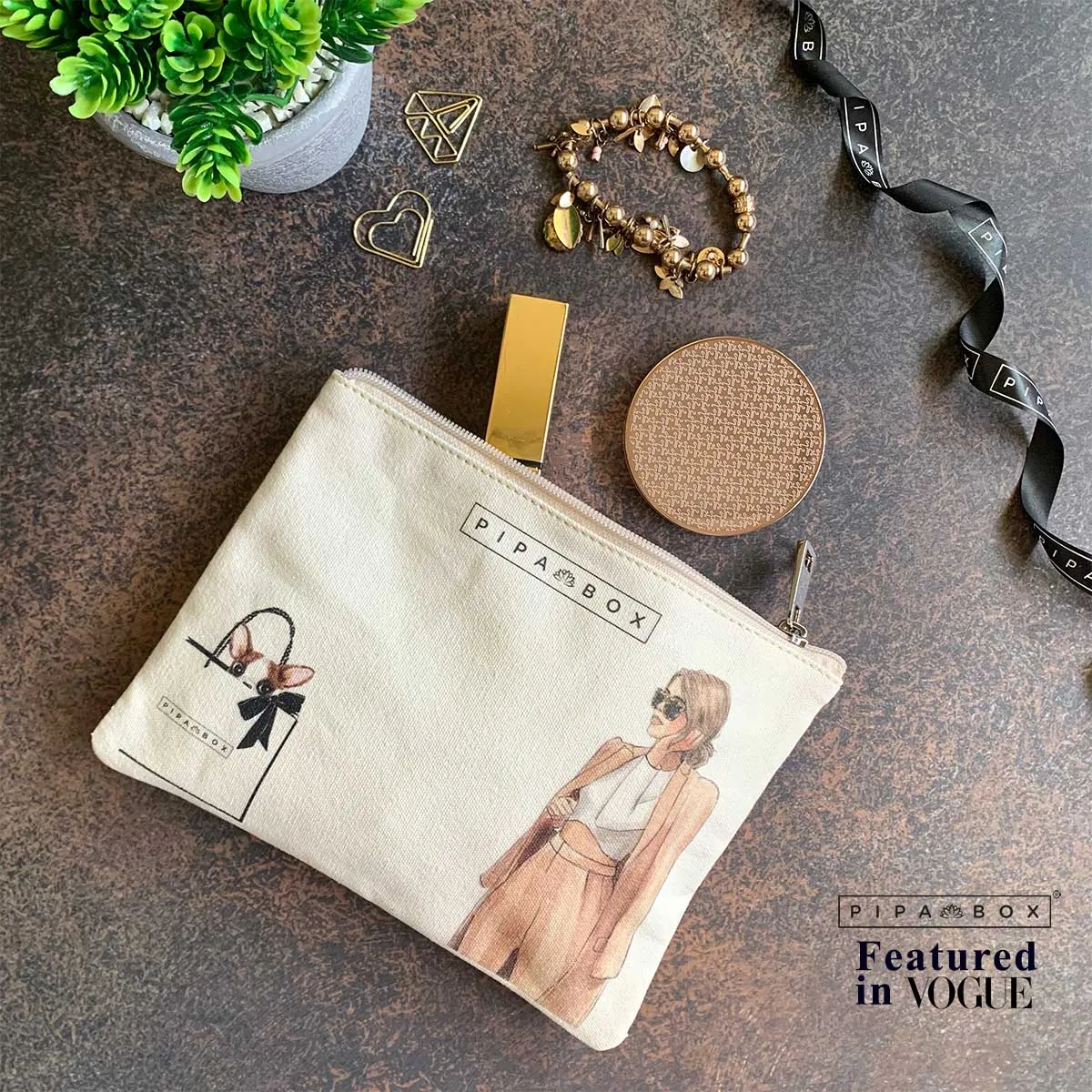 Elle - Canvas Pouch