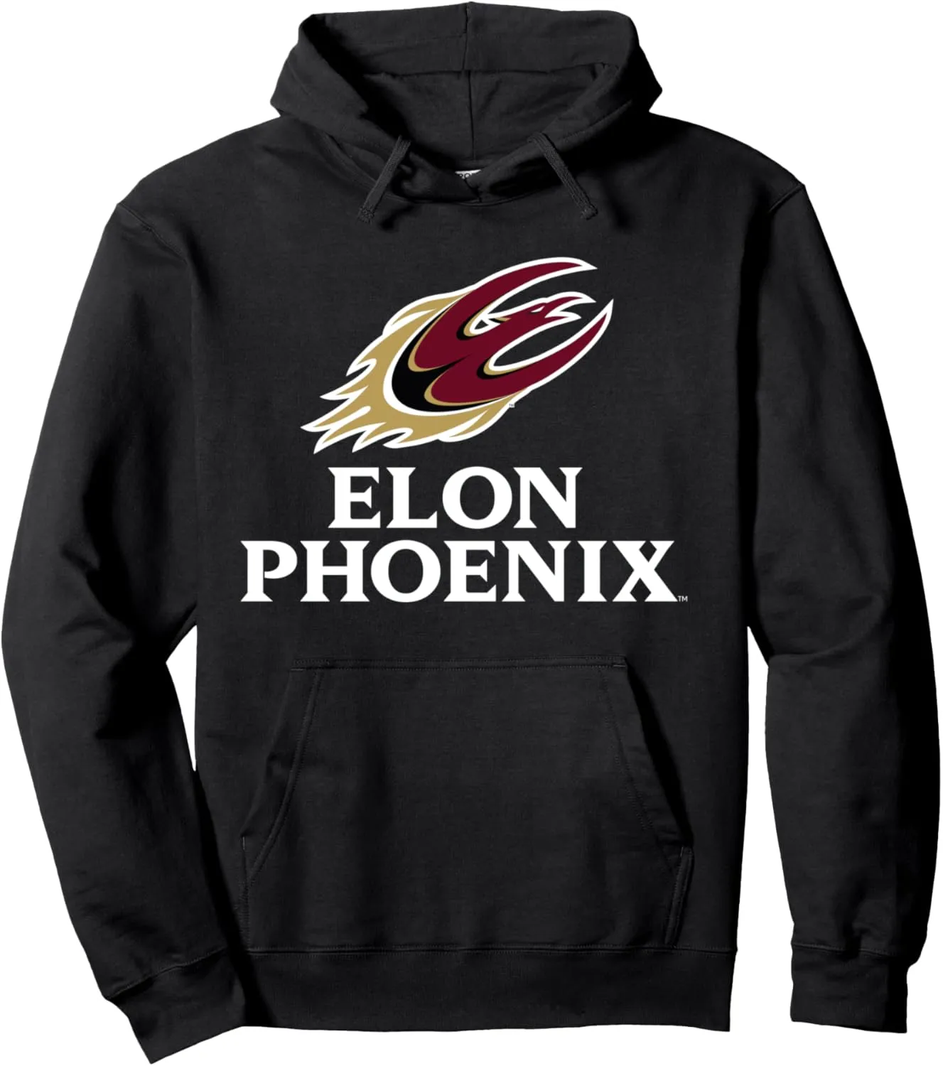 Elon University Phoenix Large Pullover Hoodie