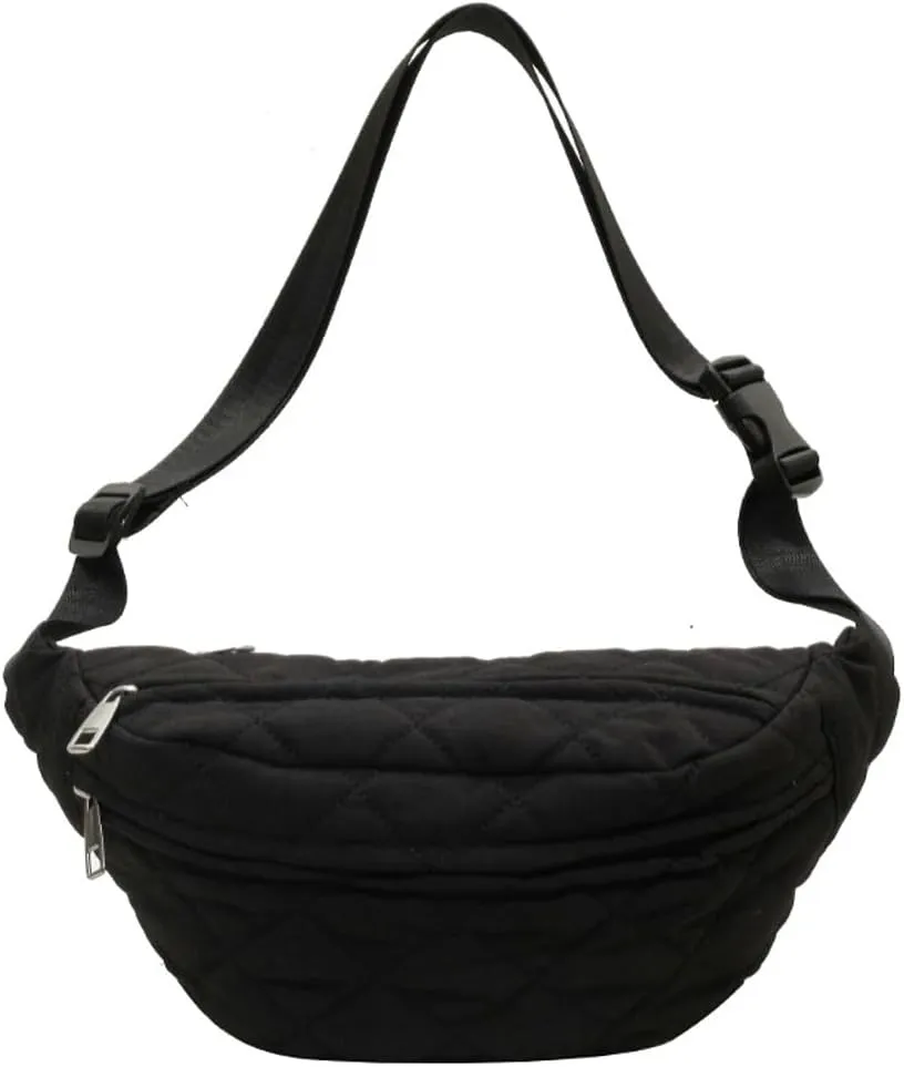 Epsion Crossbody Bag for Women handBag with Adjustable Strap 2 Zippers Lightweight Canvas Bag 2024