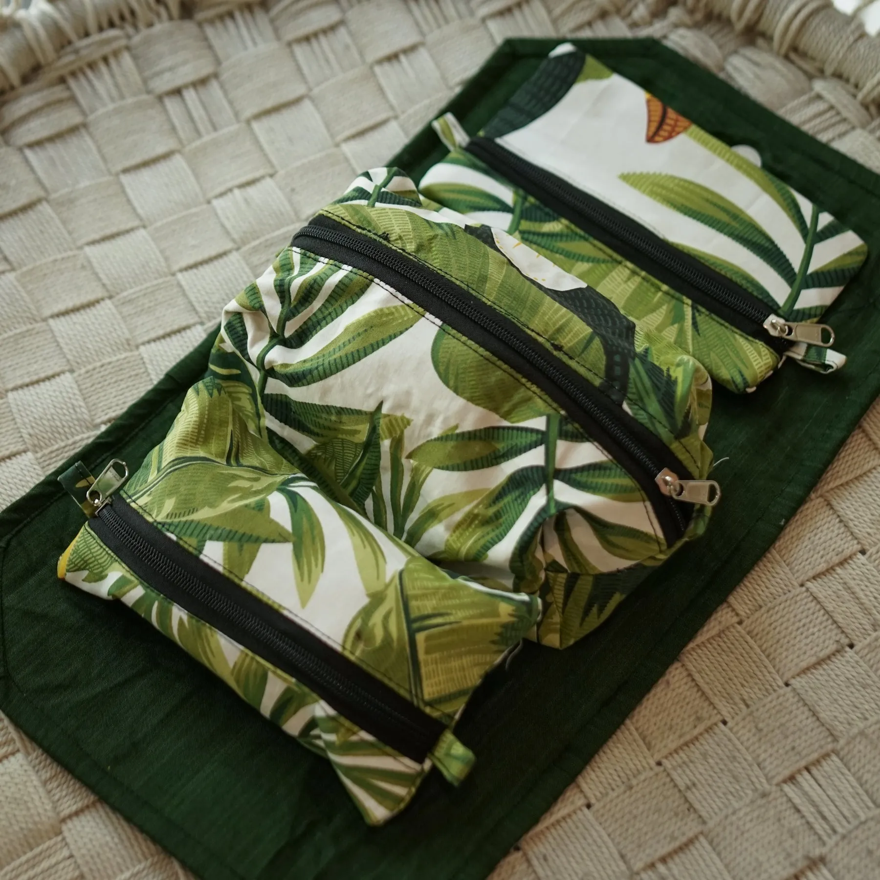 Explorer's Utility Pouch | Canvas & Contrast Piping