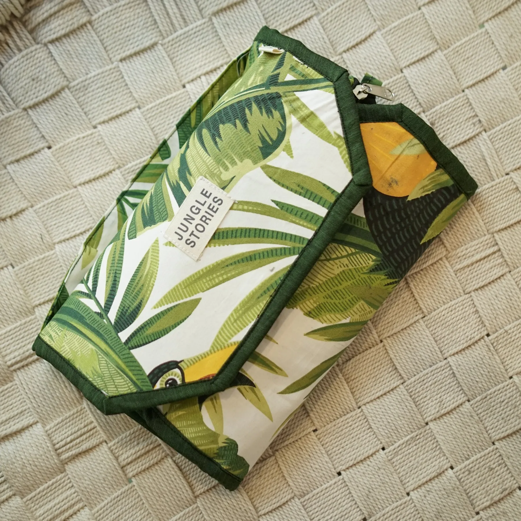 Explorer's Utility Pouch | Canvas & Contrast Piping