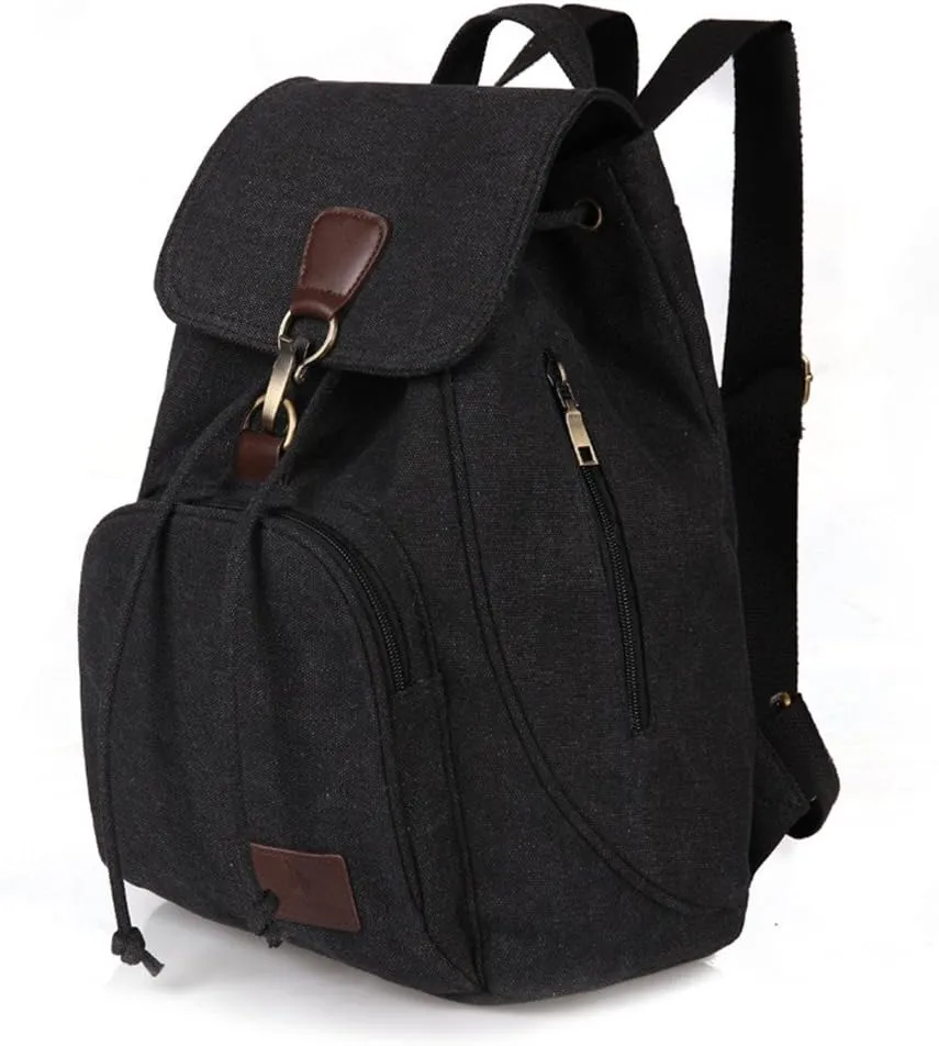 Eysee Canvas Backpack, Women Daypack,Retro Travel Bag, Hiking Backpack