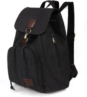 Eysee Canvas Backpack, Women Daypack,Retro Travel Bag, Hiking Backpack