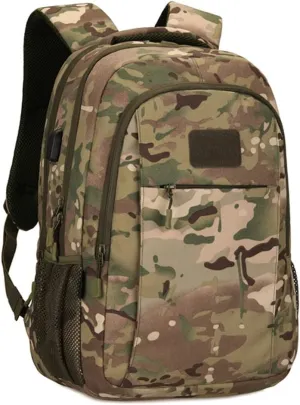 Eysee Nylon Backpack, Camping Rucksack, Hiking Backpack Trekking Daypack, Water Resistant, Multicolor, 中号