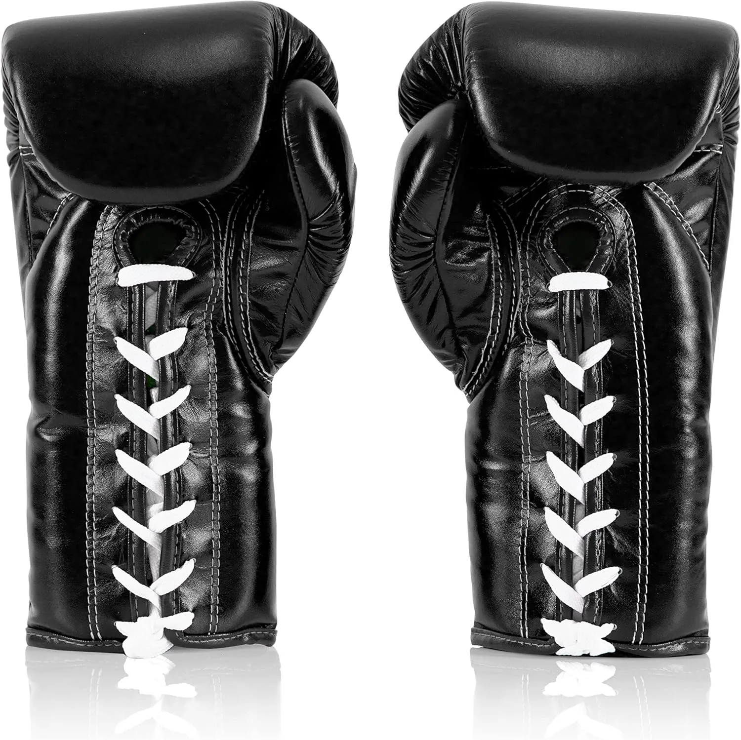 Fairtex BGL6 Handmade Leather Gloves| Optimal fist Closure with a Locked-Thumb Design| Premium Leather |Triple-Layered Foam |Lace-up Closure. Ideal for Boxing, MMA, and Kickboxing.