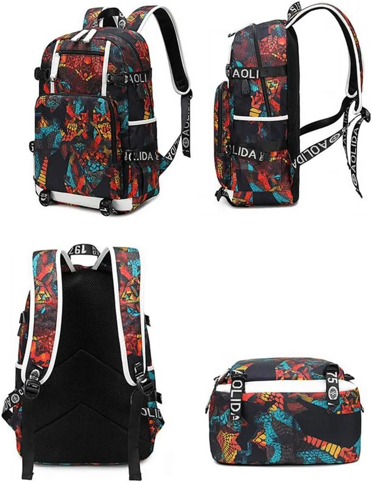 FANwenfeng Basketball Player 77 Multifunction Backpack Travel Daypack Fans Bag (Style 2)