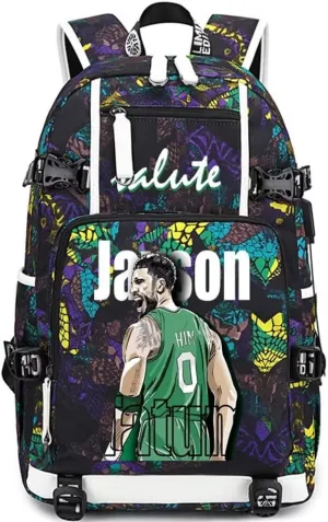 FANwenfeng Basketball Player Number 0 Multifunction Backpack Travel Daypack Fans Bag (Style 4)
