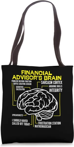 Financial Advisor Present, Invest Financial Broker Process Tote Bag