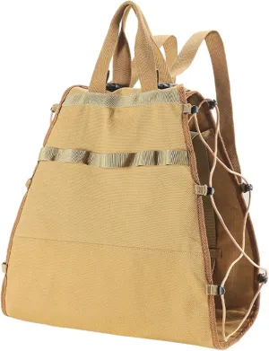 Firewood Log Carrier - Waxed Canvas Fireplace Carrier, Durable Tote Bag for Logs | Outdoor Camping, Gardening, Country Travel, Practical Firewood Carrier Fireplace, Easy-to-Carry Log Tote Yard
