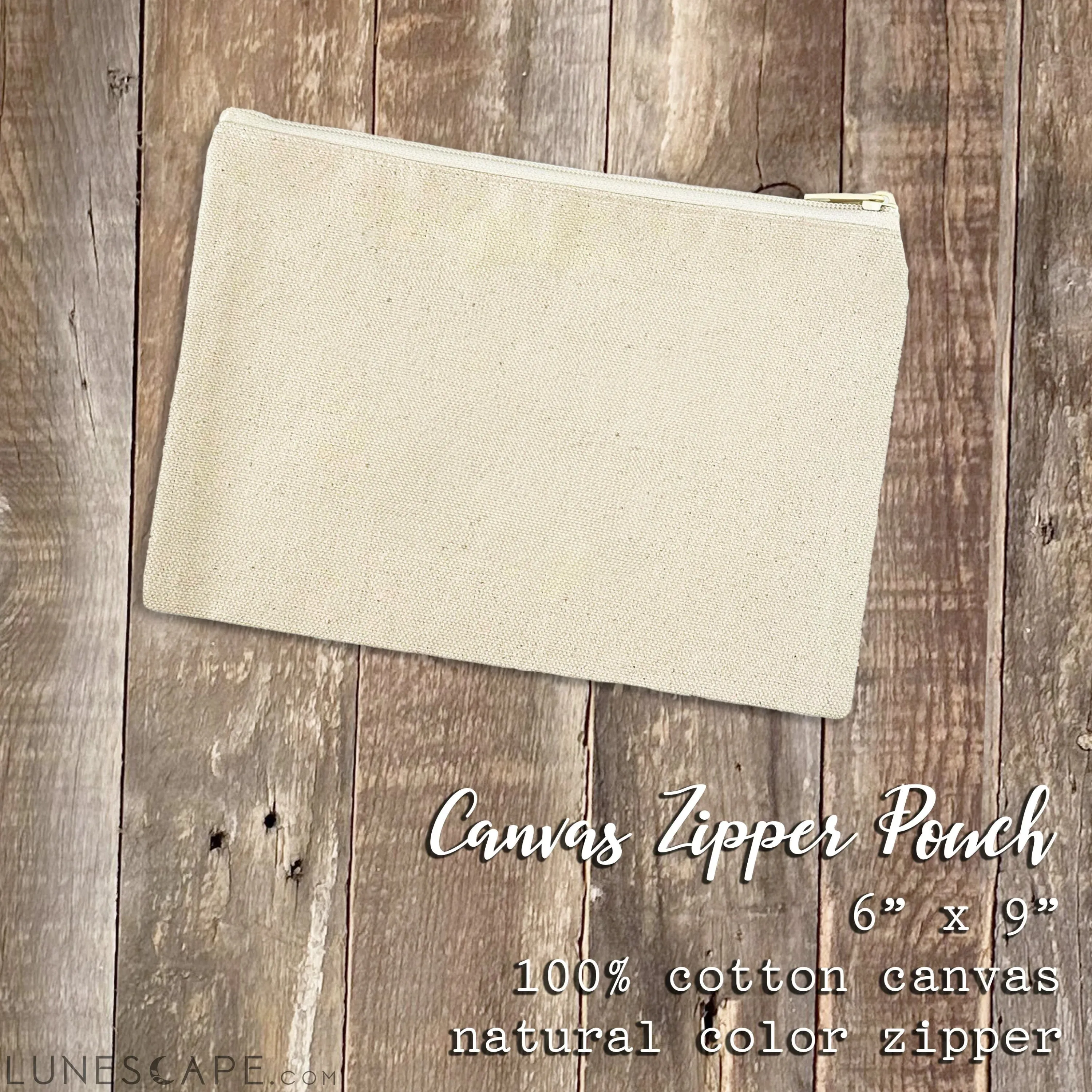 Floral Bunch - Spring Canvas Zipper Pouch