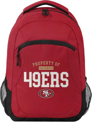 FOCO San Francisco 49ers NFL Property Of Action Backpack