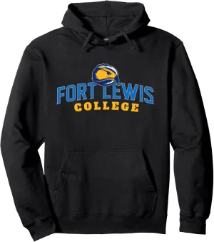 Fort Lewis College FLC Skyhawks Stacked Pullover Hoodie