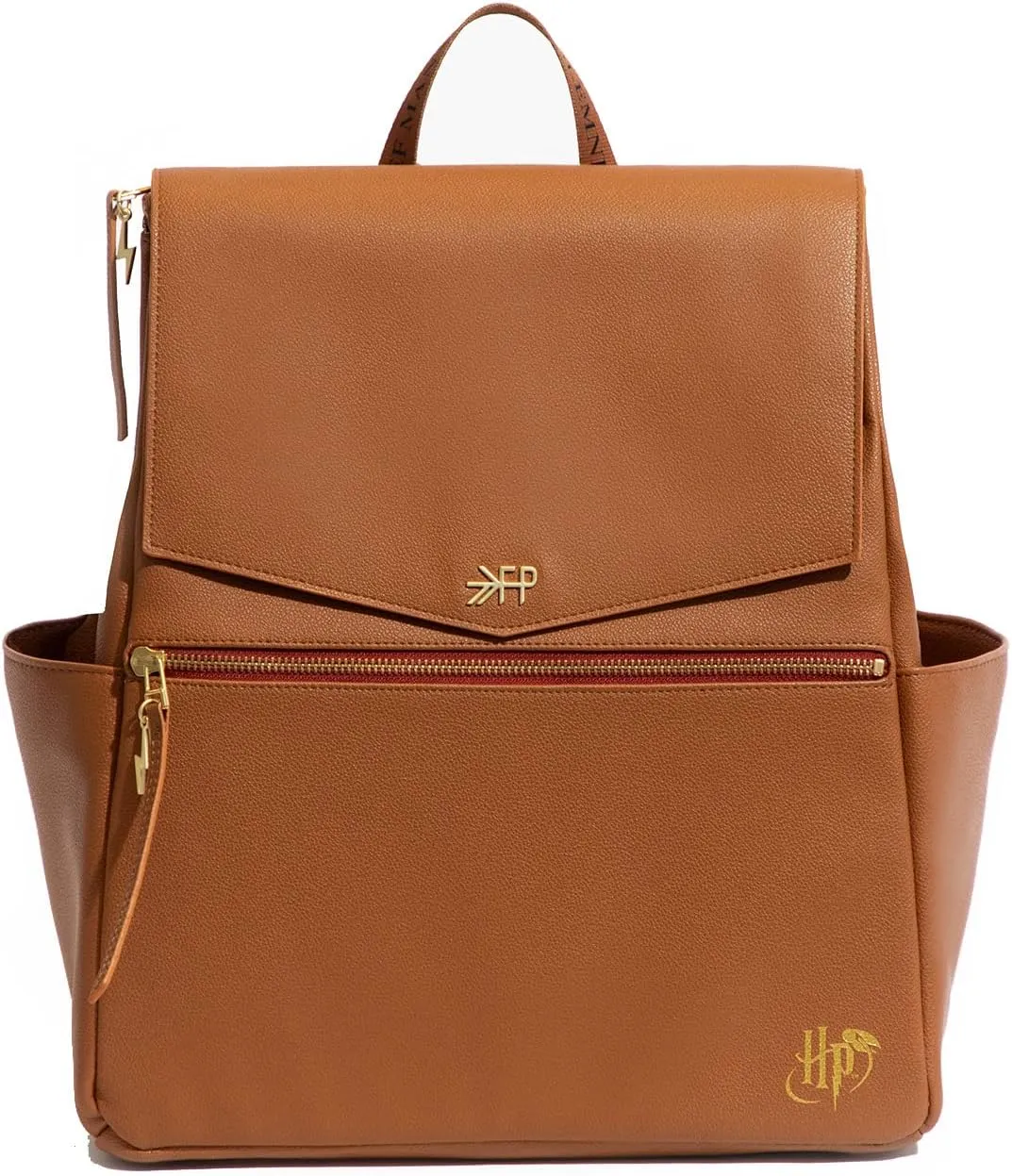 Freshly Picked Classic II Diaper Bag Backpack, Wipeable Vegan Leather With Changing Pad (Harry Potter V2)