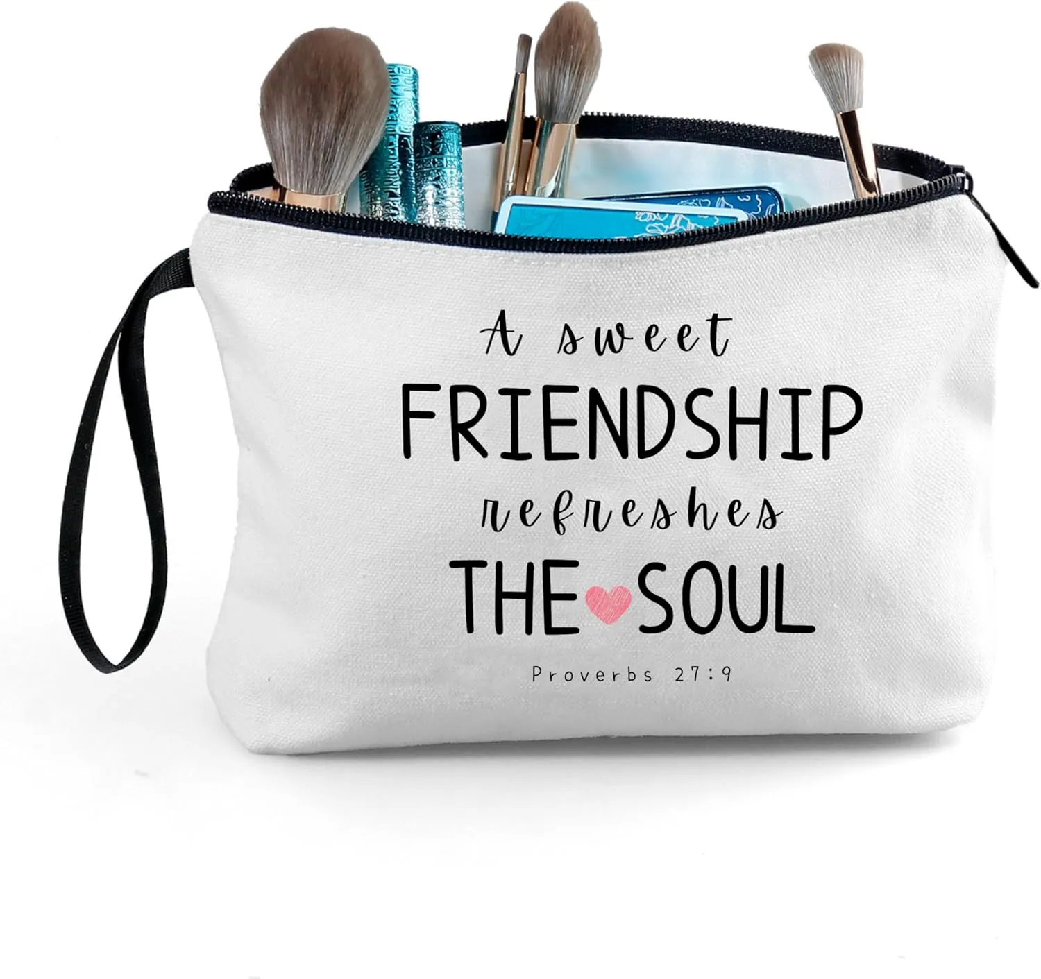 Friendship Gifts for Women,Birthday Gift for Girls,Inspirational Gifts for Women Religious,Cosmetic Bag for Purse,Christian Gifts,Bestie Gifts,Friend Gifts