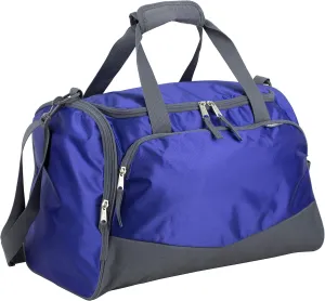 Fuel Sport Multifunctional Lightweight Duffel, 17.5”, for Gym, Travels and Sports - Gray/Ultramarine Blue Dobby One_Size
