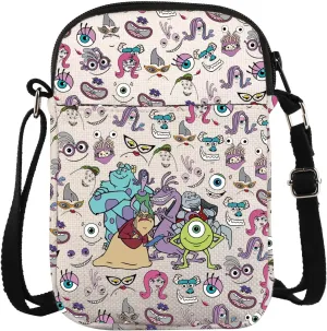 Funny Monsters Movie Gift Monsters Crossbody Bag Sulley Mike Boo Celia Boss Henry Fans Gift