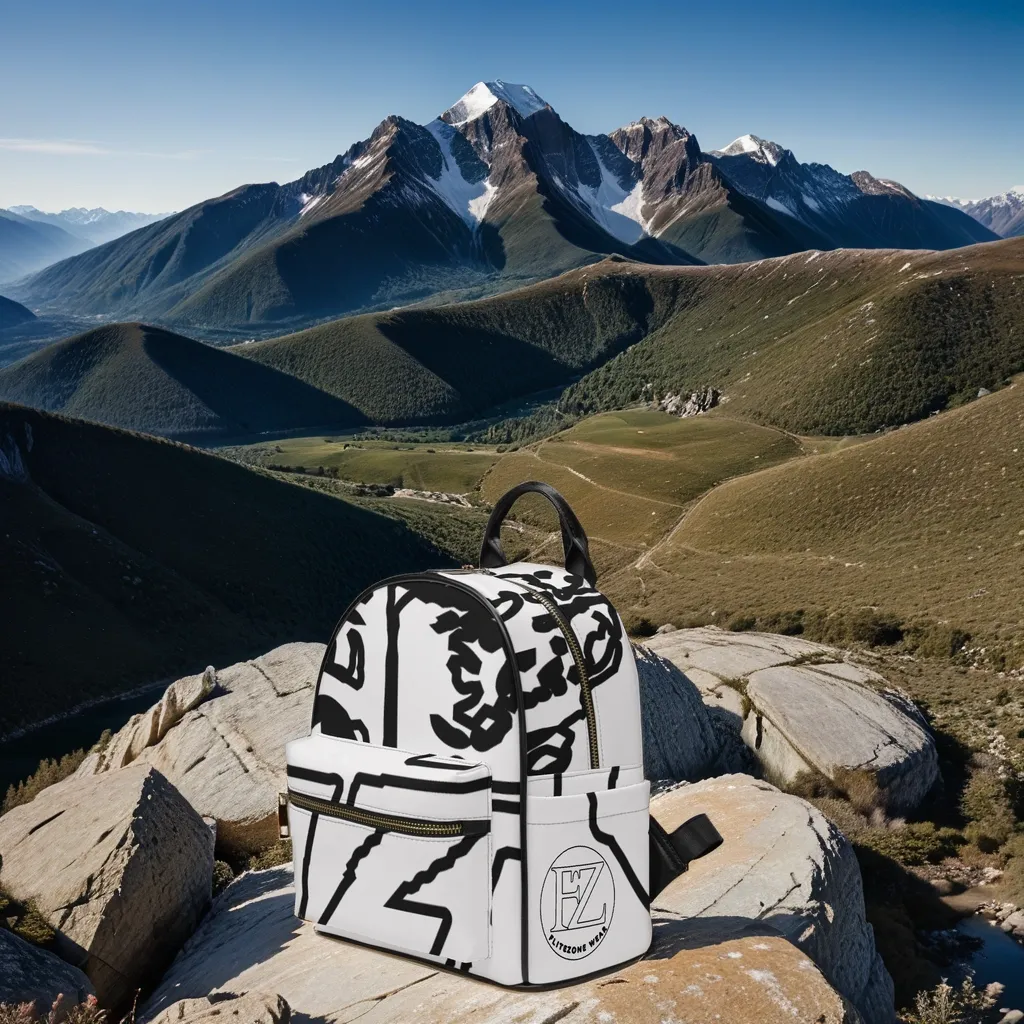 FZ Printed PU Backpack