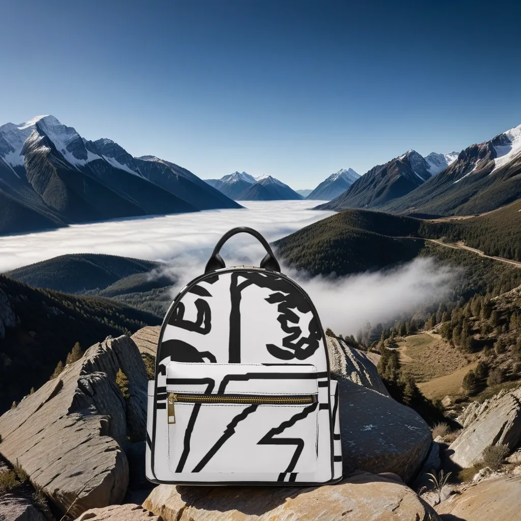 FZ Printed PU Backpack