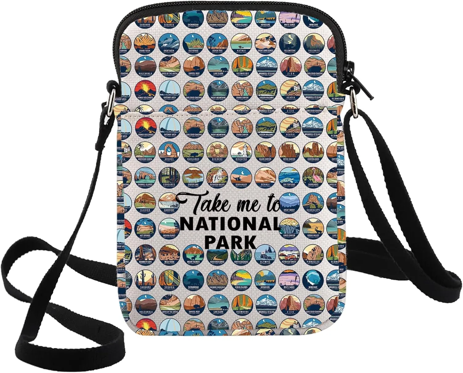 G2TUP America National Park Crossbody Bag National Park Trip Gift Take Me To National Park Shoulder Bag National Park Merch