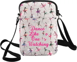 G2TUP Ballet Dance Crossbody Bag Dance Lover Gift Dance Shoulder Bag Ballet Dancer Merchandise