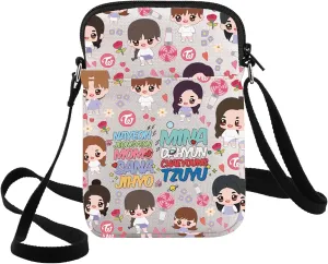 G2TUP K-pop Crossbody Bag K-pop Group Fans Gift Korean Group K-pop Shoulder Bag K-pop Concert Merch