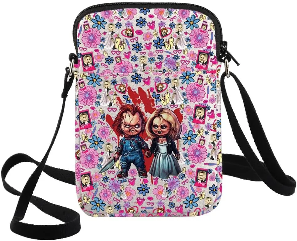 G2TUP Killer Doll Crossbody Bag Evil Doll Fans Gift Horror Shoulder Bag Murderous Toy Merchandise