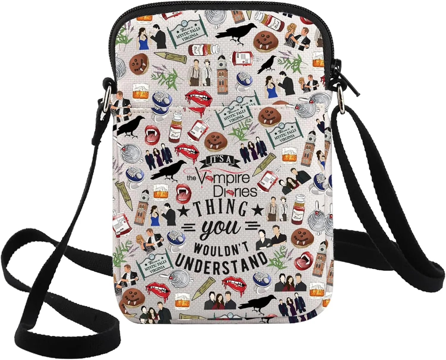 G2TUP Salvatore Brothers Crossbody Bag Stefan & Elena Fans Gift It's a Vampire Thing You Wouldn't Understand Shoulder Bag