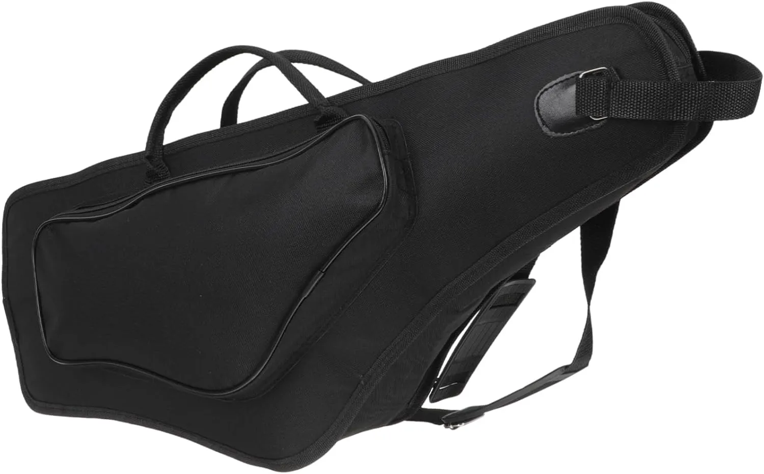 GALPADA Saxophone Shaped Case with Shoulder Strap Large Capacity Sax Bag for Accessories