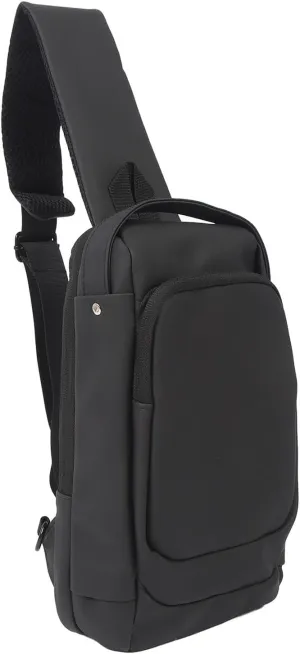 Game Console Shoulder Bag, Breathable Portable Shockproof Sling Bag with Adjustable Strap, Compact Chest Backpack Compatible with Steam Deck Console and Accessories