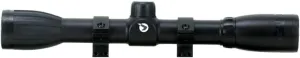 Gamo Air Gun Scope LC4X32 with Rings , black
