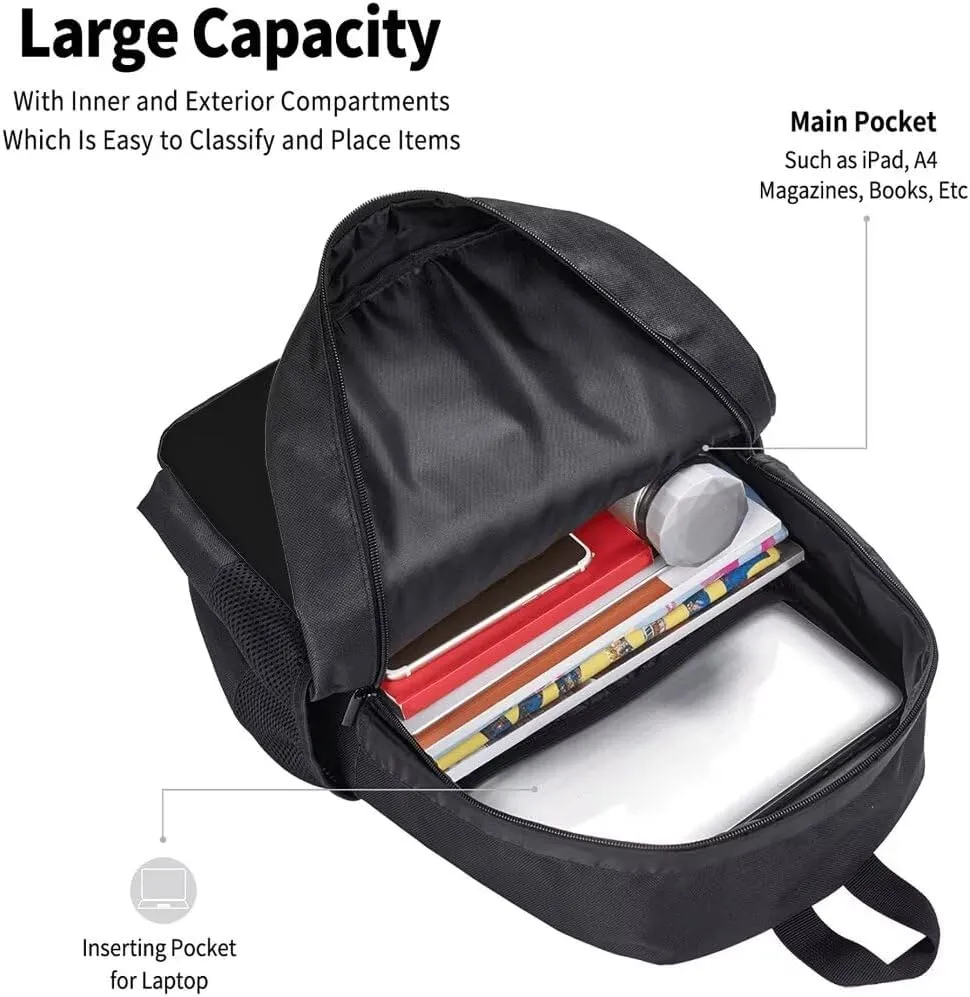 Generic Personalized Arizona Large Capacity Shoulder Bag Custom, Custom Personalized Name and Number Football Sports Backpack Travel Bag Computer Bag Fan Presents