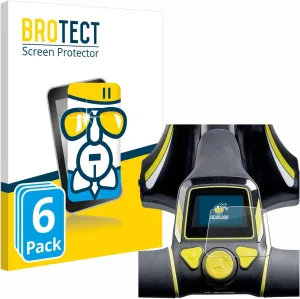 Glass Screen Protector Film compatible with Motocaddy M3 Pro Electric Trolley (6 Pack) - Glass-Foil Protection [Scratch Resistant]