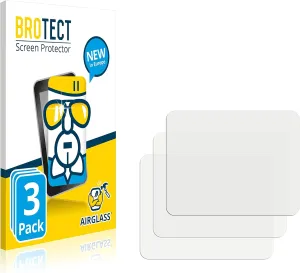 Glass Screen Protector Film compatible with Motocaddy S1 DHC Electric Trolley (3 Pack) - Glass-Foil Protection [Scratch Resistant]
