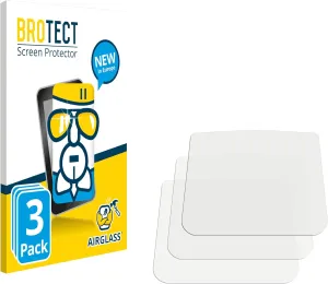 Glass Screen Protector Film Compatible with Motocaddy S1 Electric Trolley (2022) (3 Pack) - Glass-Foil Protection [Scratch Resistant]