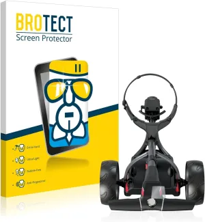 Glass Screen Protector Film Compatible with Motocaddy S1 Electric Trolley - Glass-Foil 9H Protection [Scratch Resistant, High Clarity]