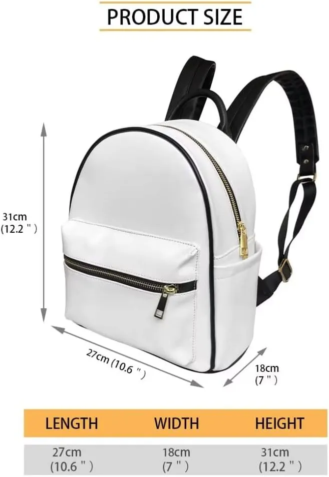 GLENLCWE American Flag Butterfly Backpack Purse & Matching Wallet for Women Teens Zipper Leather Mini Backpack and Coin Phone Case Holder lightweight