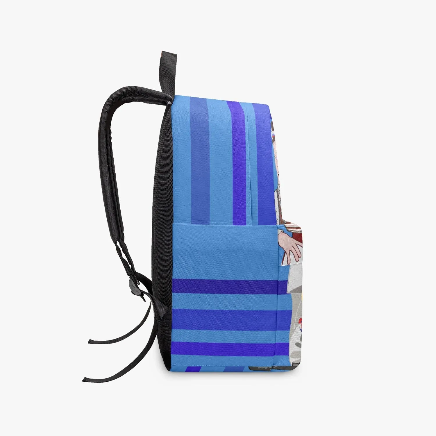 GLOBAL FREEDOM UNITED© COUPLE CROATIA Deep Blue - All-over-print Canvas Backpack