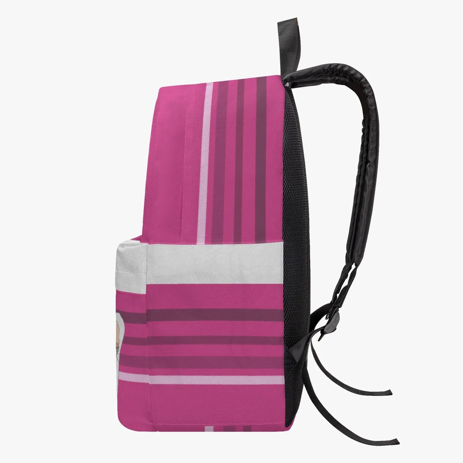 GLOBAL FREEDOM UNITED WOMEN ANTI FASCISM & RACISM OLD PEACE PINK All-over-print Canvas Backpack